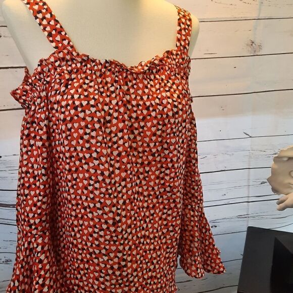 NWT J CREW Silk Cold Shoulder Blouse - Picture 9 of 16